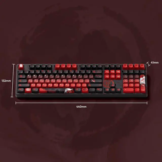 Alt view image 7 of 7 - Akko Wireless Gaming Keyboard The Degenerate 5108B Plus Hot-Swappable Tri-mode Mechanical Keyboard RGB Backlight, Piano Pre Lubed Switch