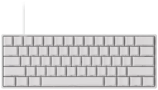 Main image of MONSGEEK FUN60 Pro Rapid Trigger Gaming Keyboard 8k SP Magnetic Switch HE Keyboard Wired 60% White Shine-Through (Glare Magnetic Switch)