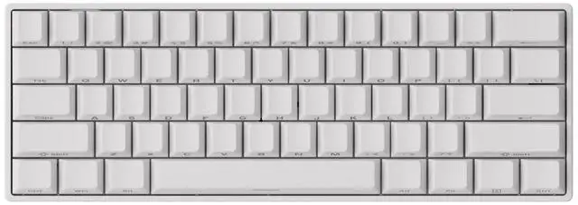 Main image of MONSGEEK FUN60 MAX Rapid Trigger Gaming Keyboard 8k SP Magnetic Switch HE Keyboard Multi-Modes Wireless 60% White Shine-Through, Glare Magnetic Switch