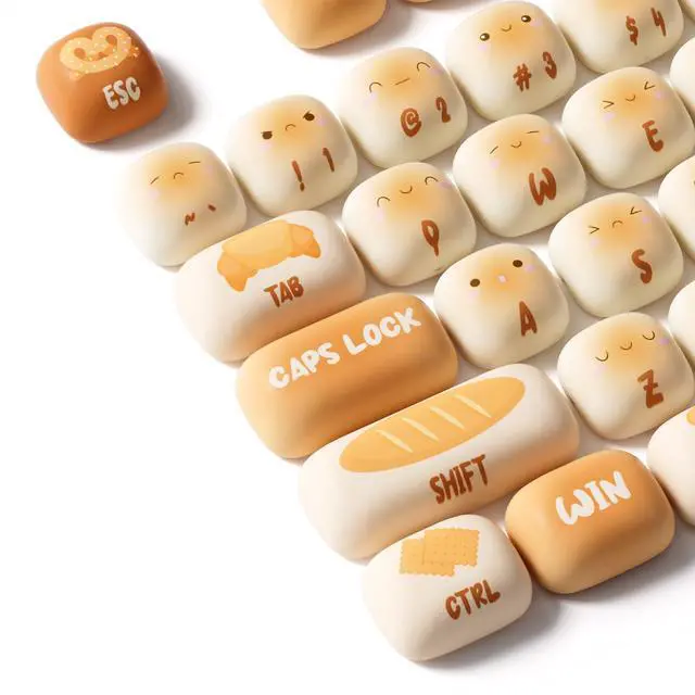 Alt view image 5 of 7 - _Mega Brand PBT Keycaps Set, Bun Wonderland MOG Profile 138-Key Keycaps for Mechanical Keyboards