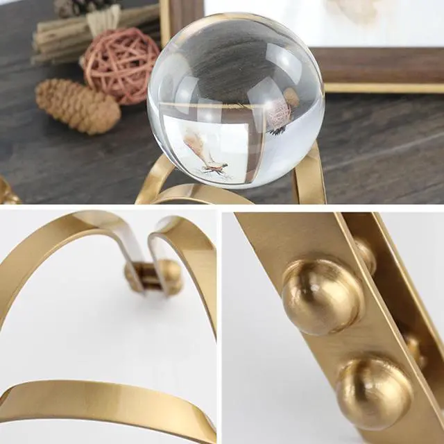 Alt view image 4 of 6 - Anyhouz 20cm Luxury Crystal Ball Tabletop Home Decor