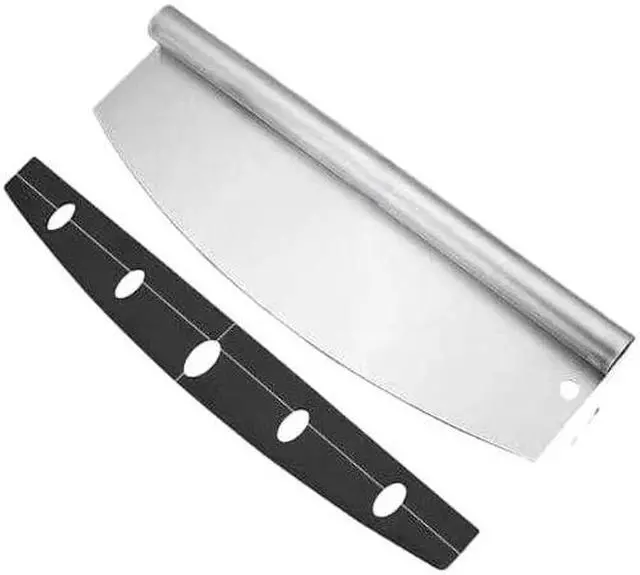 Main image of Anygleam 35*11 inch Pizza Cutter Stainless Steel Sharp Pizza tools With Protective Cover