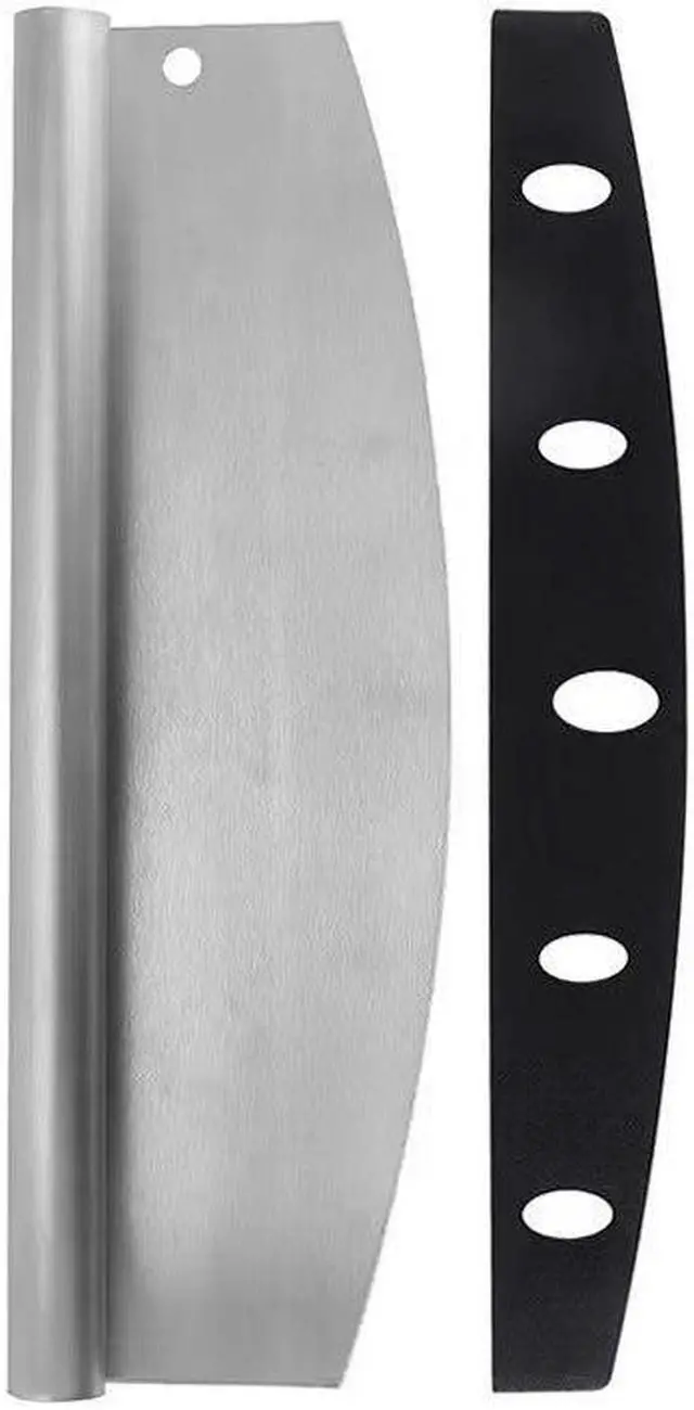 Alt view image 3 of 6 - Anygleam 35*11 inch Pizza Cutter Stainless Steel Sharp Pizza tools With Protective Cover