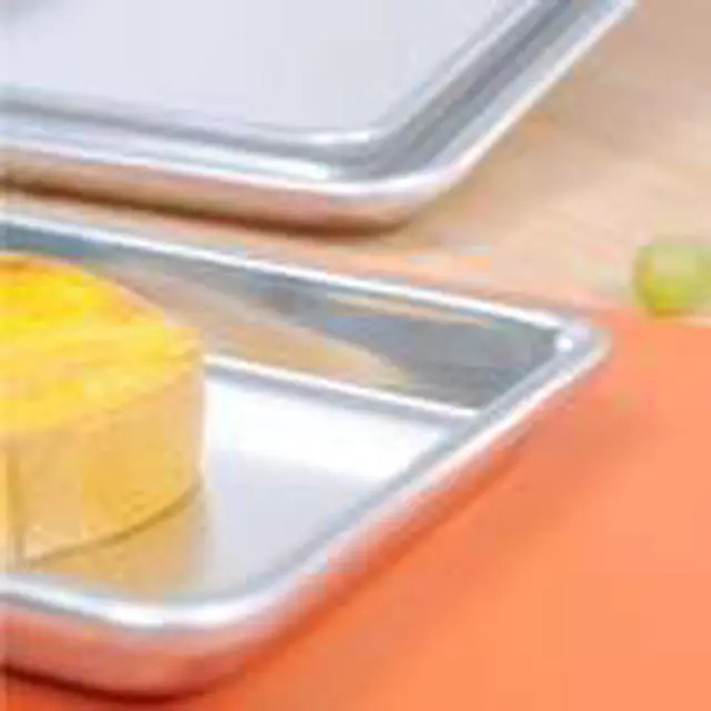 Alt view image 6 of 7 - Anygleam 25*16 inch Baking Pan Tray Aluminum Sheet Rectangular Bakeware Kitchen Oven Food Tools