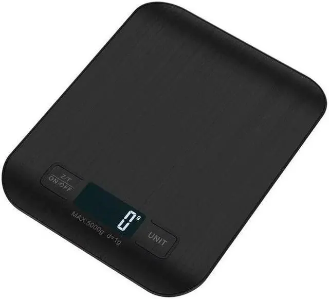 Main image of Anygleam Black Stainless Home Kitchen Coffee Food Scale 10Kg Measure Digital Display