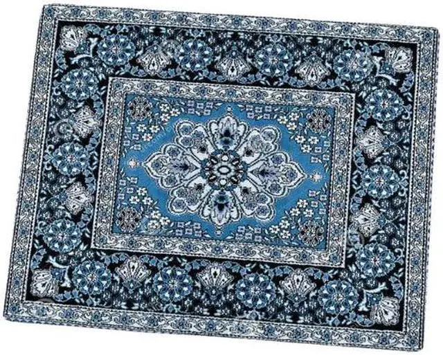 Main image of Anymob Mouse Pad Teal 22X18CM Persian Tribal Carpet Computer Office Desk Non-Slip Mat