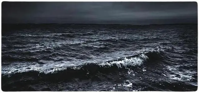 Main image of Anymob Mouse Pad Black 400X900X4MM Art Series Marble Computer Laptop Rubber Mat