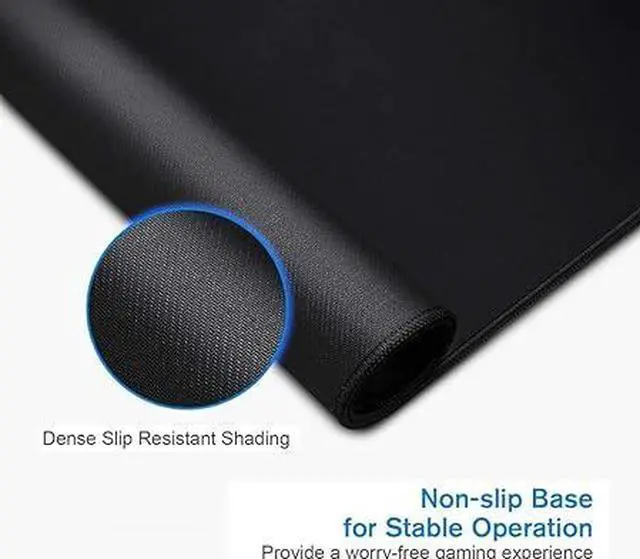 Alt view image 4 of 7 - Anymob Mouse Pad Ice Blue 400X900X4MM Forest Computer Keyboard Pad Non-Slip Rubber Mat