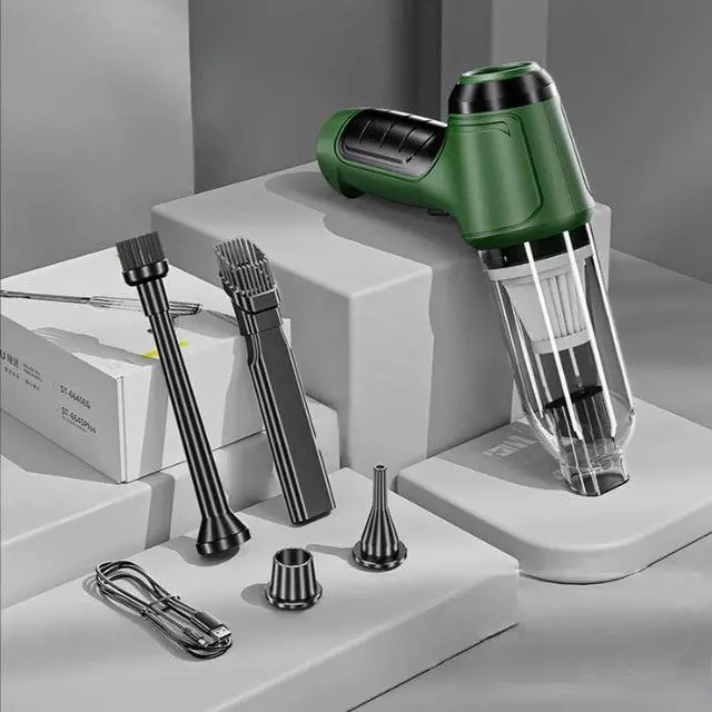 Alt view image 2 of 7 - Anymob Vacuum Cleaner Green Handheld Portable Wet Dry Use