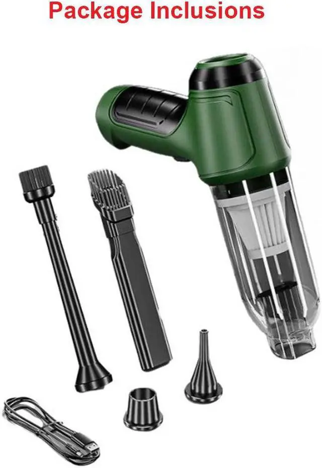 Alt view image 7 of 7 - Anymob Vacuum Cleaner Green Handheld Portable Wet Dry Use