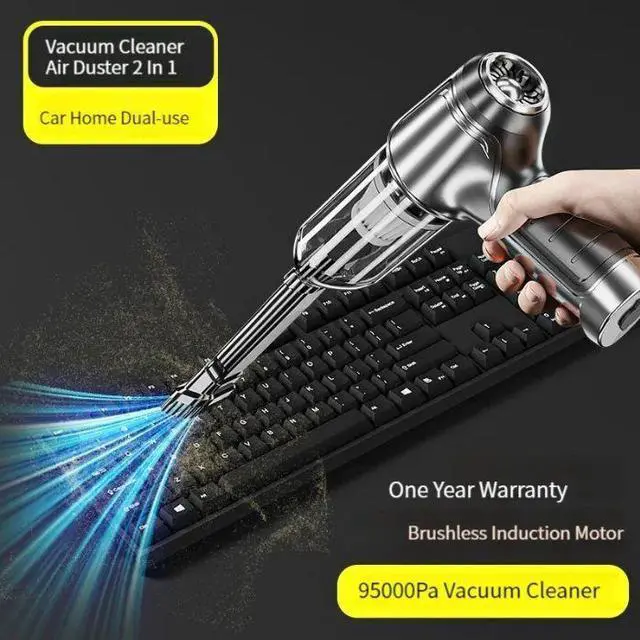 Alt view image 3 of 6 - Anymob Vacuum Cleaner Gray Basic 2 Filters 3in1 Car Cordless Home Appliance Dual Use