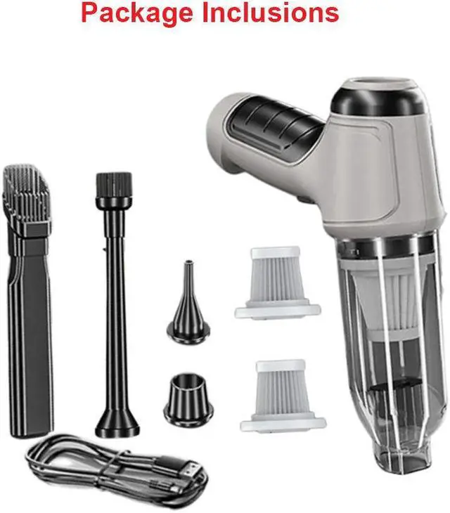 Alt view image 6 of 6 - Anymob Vacuum Cleaner Gray Basic 2 Filters 3in1 Car Cordless Home Appliance Dual Use