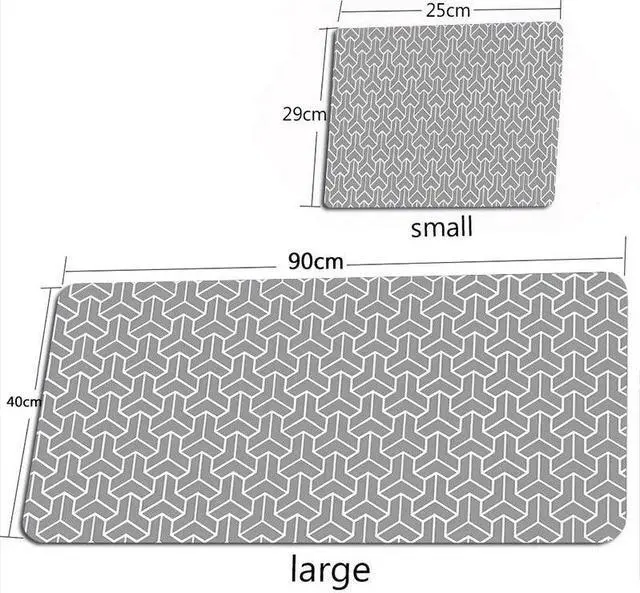 Alt view image 5 of 6 - Anymob Mouse Pad Gray 400X900X4MM Minimalist Desk Gaming Laptop Desk Pad