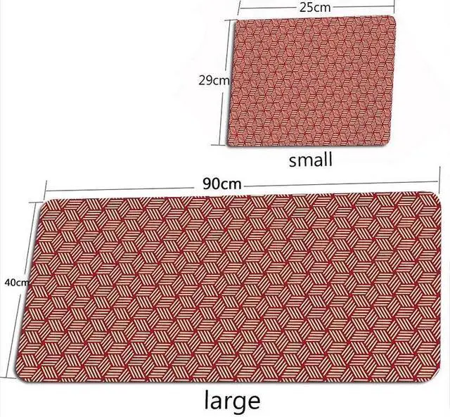 Alt view image 4 of 5 - Anymob Mouse Pad Maroon 400X900X4MM Minimalist Desk Gaming Laptop Desk Pad