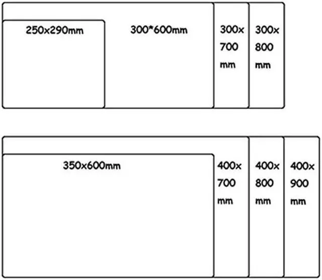 Alt view image 5 of 5 - Anymob Mouse Pad Black 400X900X4MM Minimalist Desk Gaming Laptop Desk Pad