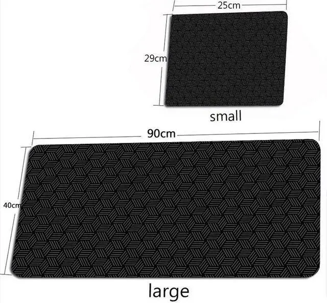Alt view image 4 of 5 - Anymob Mouse Pad Black 400X900X4MM Minimalist Desk Gaming Laptop Desk Pad