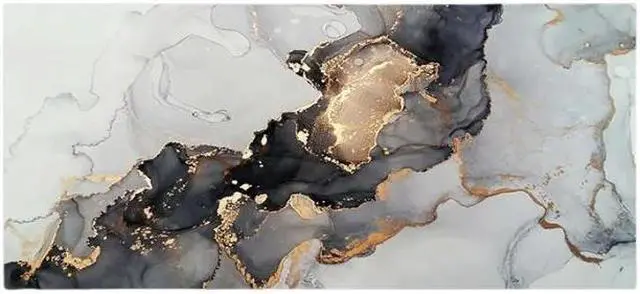 Main image of Anymob Mouse Pad White 400X900X4MM Art Series Marble Computer Laptop Rubber Mat