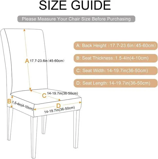 Alt view image 6 of 6 - Anyhouz Chair Cover Maroon Festive Christmas Design Stretchable Dining Slipcover