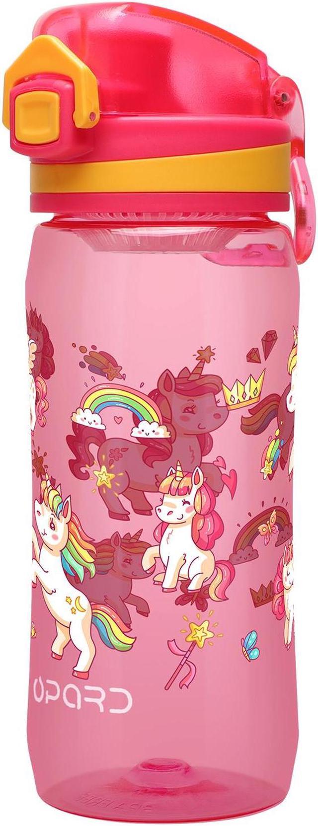 Opard 17oz Kids Water Bottle with Leak Proof Flip-Top Lid