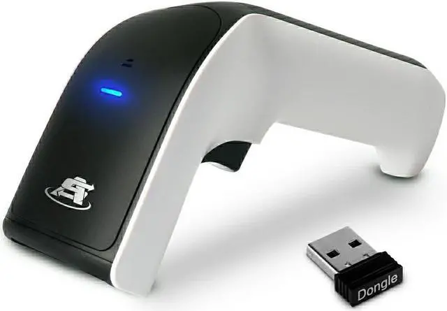 Main image of ScanAvenger Wireless Portable 1D&2D with Stand Bluetooth Barcode Scanner: Hand Scanners 3-in-1 Vibration, Cordless, Rechargeable Scan Gun for Inventory - USB Bar Code/QR Reader (No Next Gen Stand)