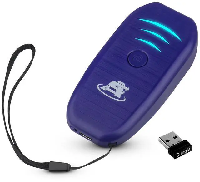 Main image of ScanAvenger Portable Mini-Wireless Bluetooth Barcode Scanner: Hand Scanners - Cordless, Rechargeable 1D Scan Gun for Inventory Management - Wireless, Handheld USB