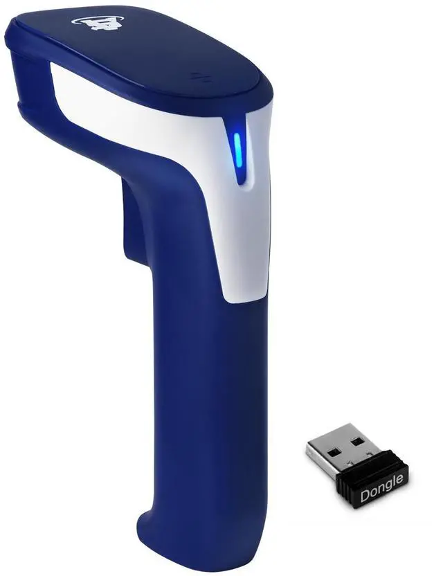 Main image of ScanAvenger 1D and 2D Portable Wireless Bluetooth Barcode Scanner: 3-in-1 - Cordless, Rechargeable Scan Gun for Inventory Management - Wireless, Handheld, USB Bar Code/QR Code Reader - Hand Scanner