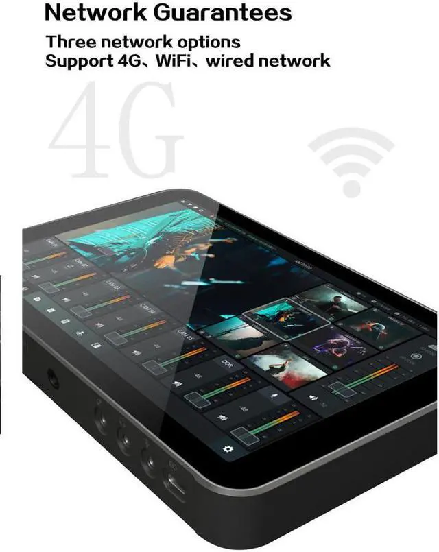 Alt view image 5 of 6 - Pro video mixer switcher encoder broadcast live stream streaming broadcast machine live streaming equipment