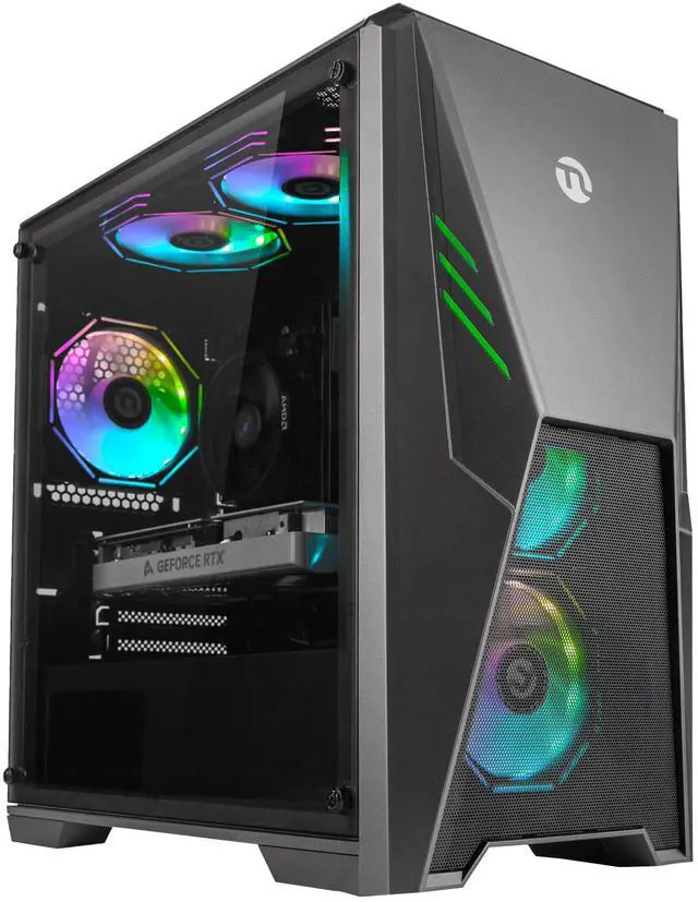 Ningmei Gaming PC Desktop AMD Ryzen 5 5500 (6 Core Up to 4.2