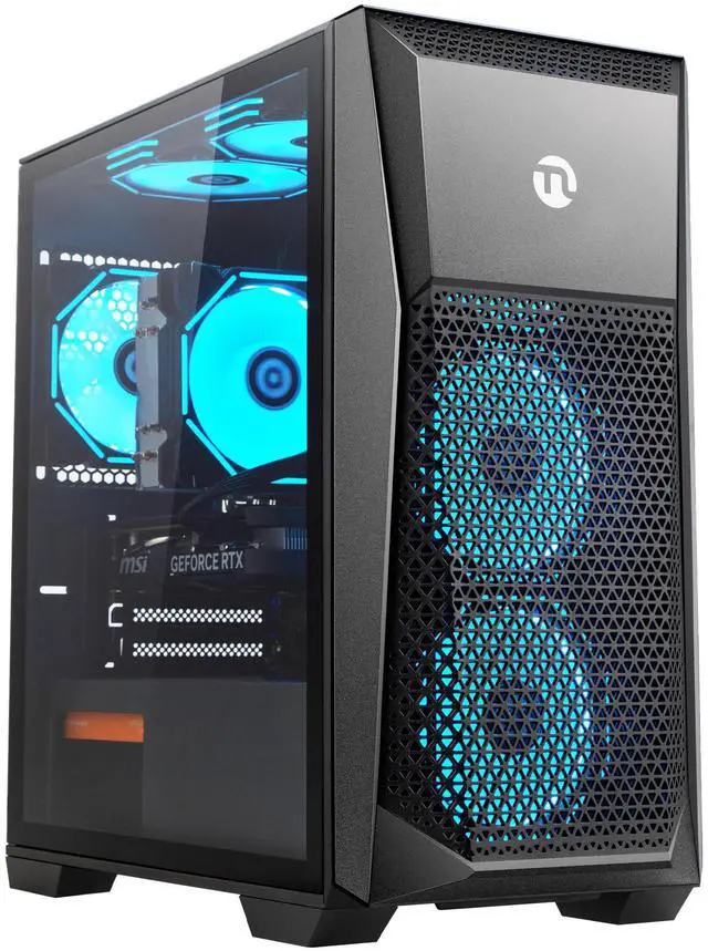Main image of Ningmei Gaming PC Desktop Intel Core i5 12400F 2.5 GHz CPU, GeForce RTX 4060, 1TB NVME SSD, 16GB DDR4 RAM 3200MHz, 600W PSU, Windows 11 Home 64-bit- WIFI- Gaming Desktop