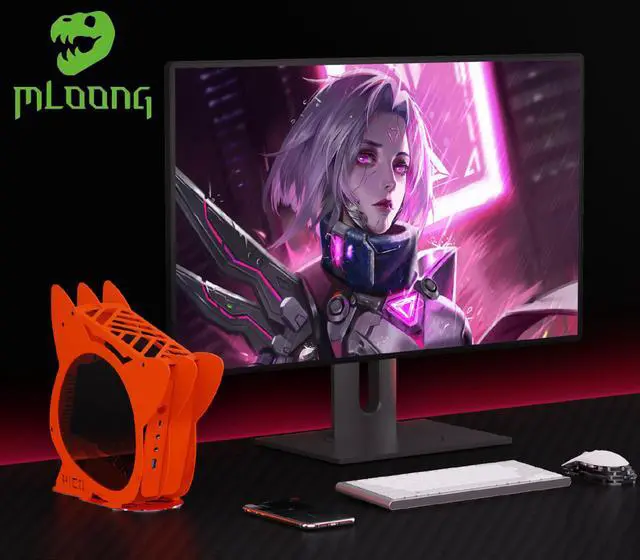 Alt view image 7 of 7 - MLOONG MINI Gaming PC AMD Ryzen 7 5800H Up to 4.4GHz,8C/16T,Mini Desktop Computer DDR4 16GB RAM 500GB PCIe SSD, 4K Dual Display/USB3.2/WiFi 6/BT5.2/Gaming/Office,Windows 11 Home, Small Gaming PC