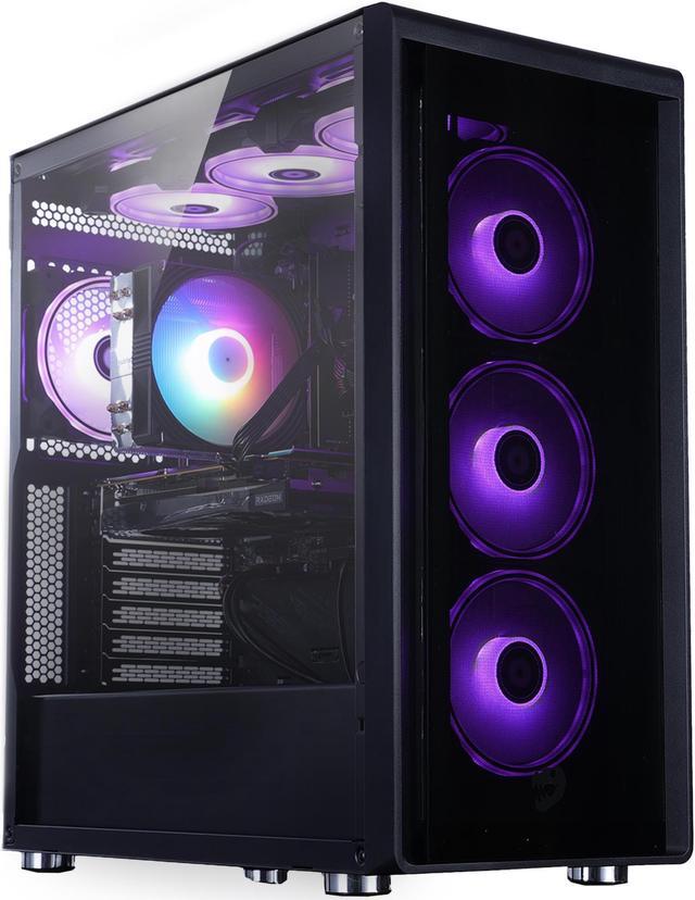 Mloong Gaming PC Desktop AMD Ryzen 5 5500 (Up to 4.2 GHz) CPU, AMD Radeon RX