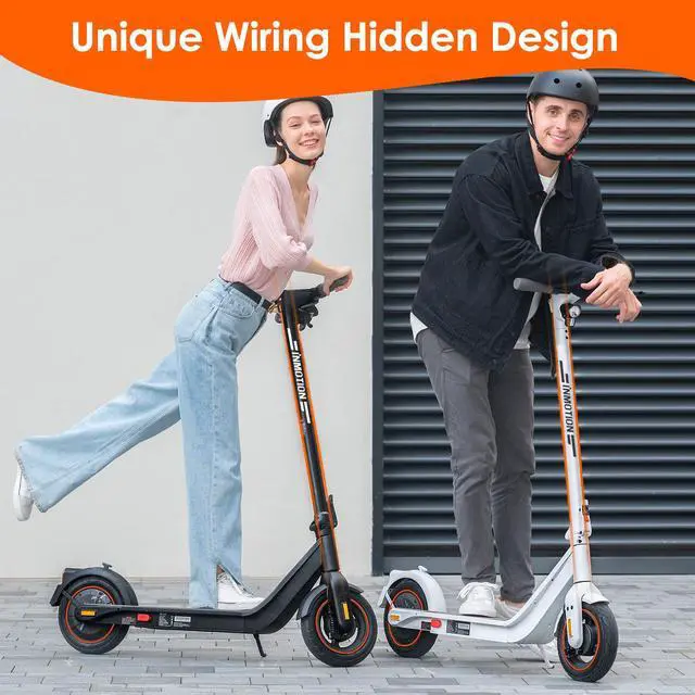 Alt view image 7 of 7 - Inmotion Air Pro Electric Sport Scooter, 750W Power, 22MPH & 30Miles Range, Wiring Hidden Design, 10'' Pneumatic Tire, Dual Brakes, W. Capacity 264lbs, Commuter Electric Scooter Adults