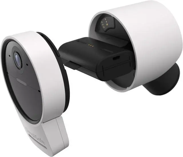 Alt view image 2 of 7 - SimpliSafe Outdoor Security Camera Series 2, 1080p Wireless and Wired Home Security Camera - Compatible with Gen 3 System