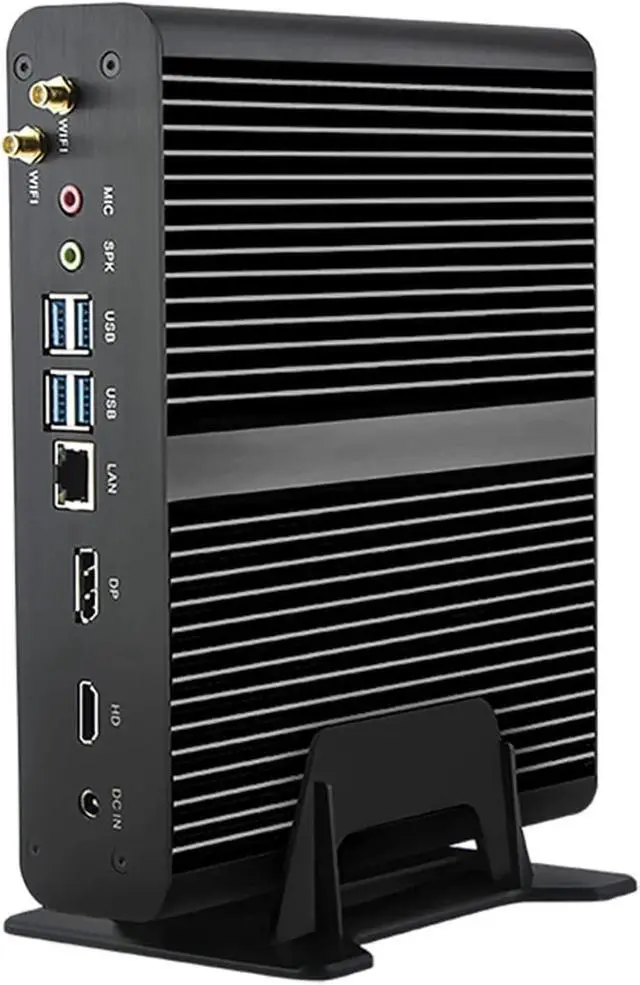 Main image of BOESIIPC Fanless Mini PC i7-1165G7 Windows 11 Pro, Desktop Computer 8G DDR4 RAM 512G NVME SSD, Iris Xe Graphics, HDMI, DP, Dual 4K UHD, WiFi 6, Bluetooth 5.1 for Home/Office