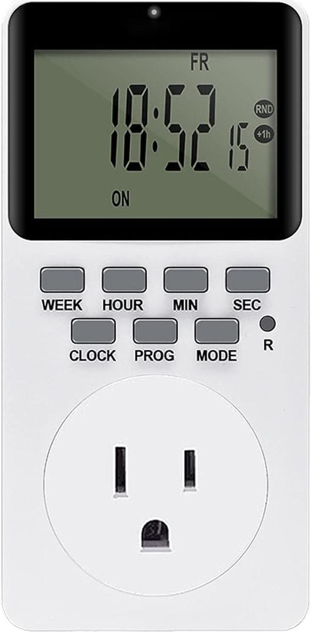 Outlet Timer Indoor, Digital Infinite Repeat Cycle Intermittent