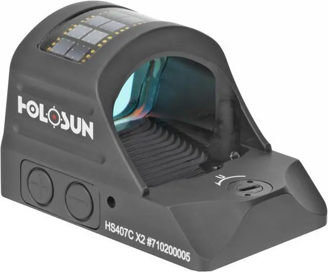 Alt view image 2 of 2 - Holosun HS407C X2 Open Reflex Sight 2-MOA Red Dot Sight for Full Size