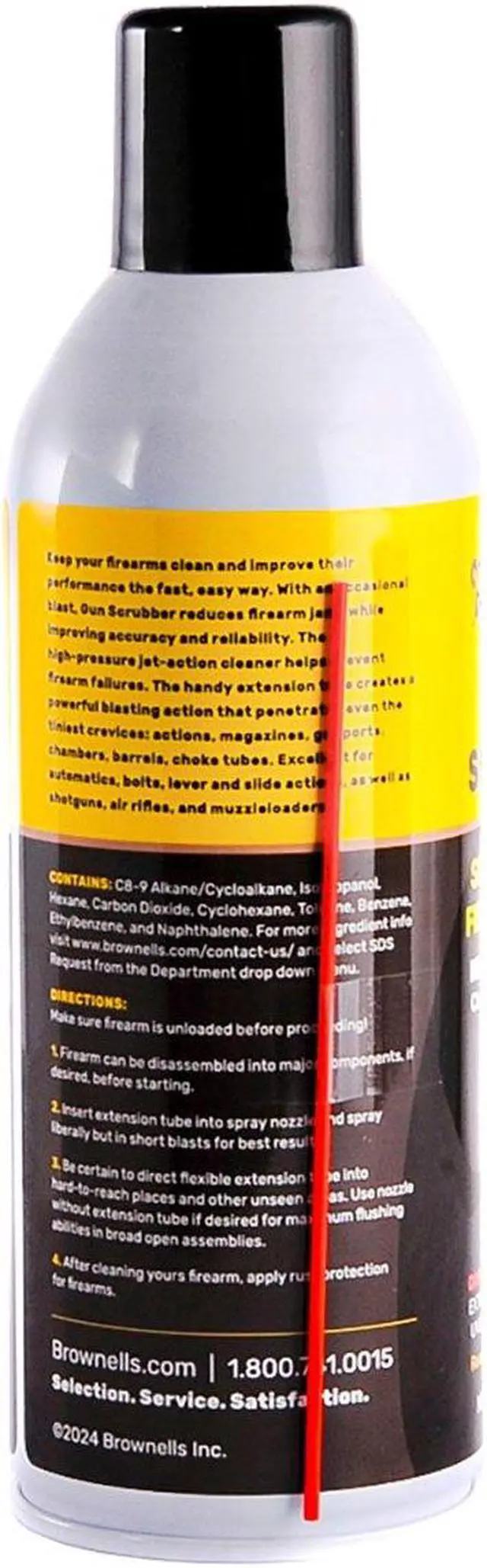 Alt view image 3 of 4 - Brownells Gun Scrubber Aerosol 10oz  -  430-109-329