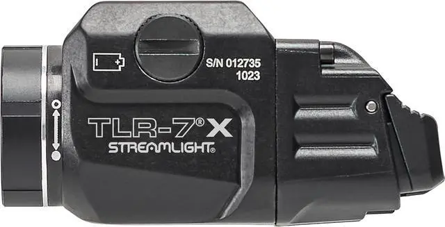Alt view image 2 of 3 - Streamlight TLR-7X Multi-Fuel USB Rechargeable Gun Light Weaponlight WML w/ Rail Mount, 500 Lumens, Black - 69455
