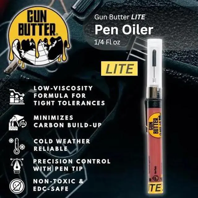 Alt view image 2 of 2 - Gun Butter LITE Pen Oiler 1/4 fl oz - All Purpose Lubricant