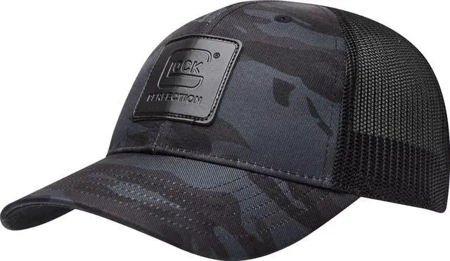 Main image of Glock OEM Tactical Camouflage Baseball Cap Trucker Hat Black Perfection Hat AA75198 Adjustable Outdoor Sports Apparel