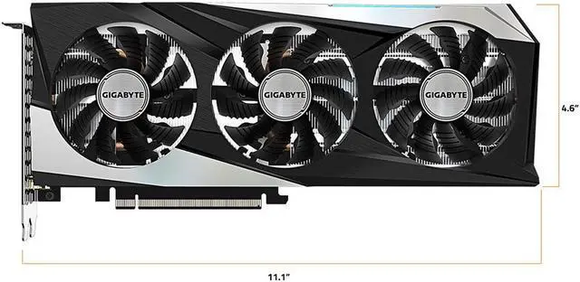 Alt view image 3 of 7 - GIGABYTE Gaming OC GeForce RTX 3060 12GB GDDR6 PCI Express 4.0 ATX Video Card GV-N3060GAMING OC-12GD (rev. 2.0) (LHR)