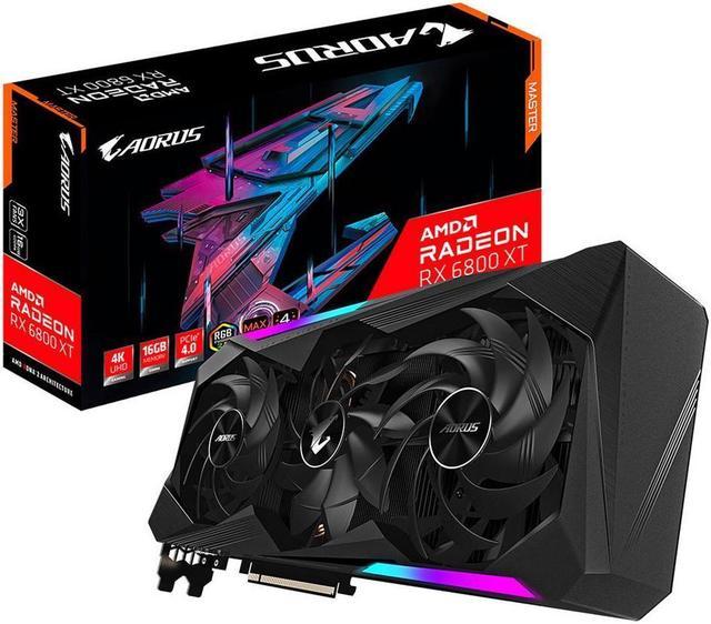 Refurbished: GIGABYTE AORUS Radeon RX 6800 XT MASTER 16G Graphics