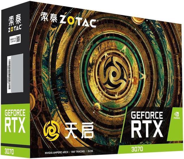 ZOTAC GeForce RTX 3070-8GD6 OC 8GB Graphics Card, GDDR6 256-bit