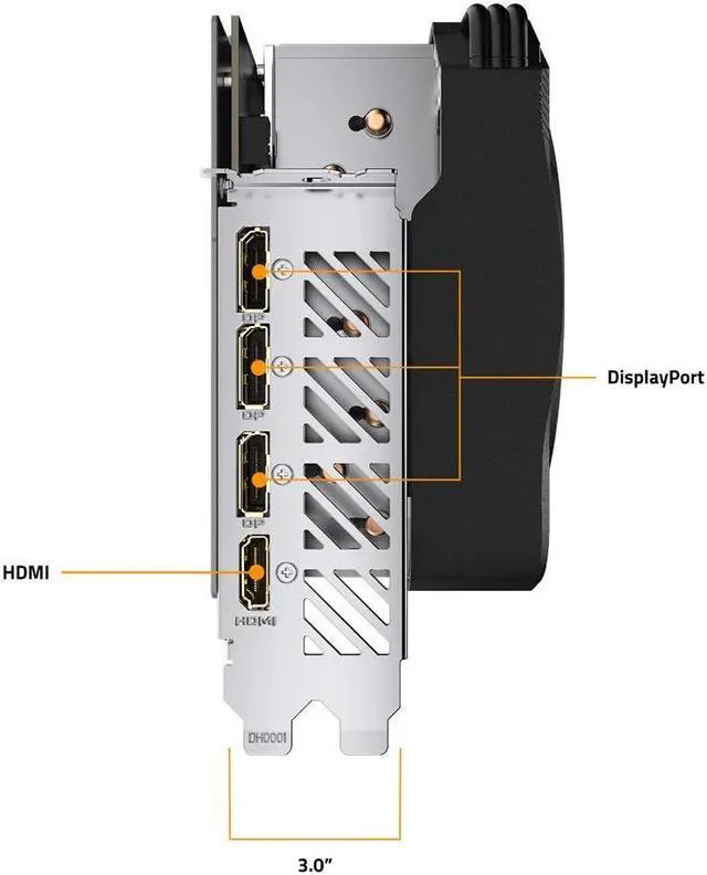 Alt view image 7 of 7 - GIGABYTE Gaming GeForce RTX 4090 24GB GDDR6X PCI Express 4.0 x16 ATX Video Card GV-N4090GAMING OC-24GD