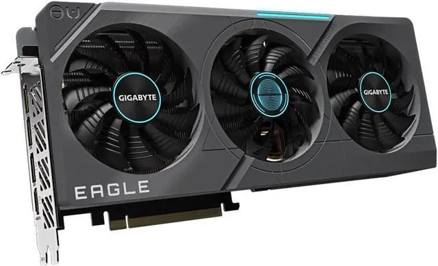 Alt view image 2 of 7 - GIGABYTE GeForce RTX 4070 Ti EAGLE OC 12G Graphics Card, 3x WINDFORCE Fans, 12GB 192-bit GDDR6X, GV-N407TEAGLE OC-12GD Video Card