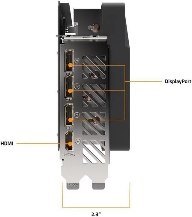 Alt view image 7 of 7 - GIGABYTE GeForce RTX 4070 Ti EAGLE OC 12G Graphics Card, 3x WINDFORCE Fans, 12GB 192-bit GDDR6X, GV-N407TEAGLE OC-12GD Video Card