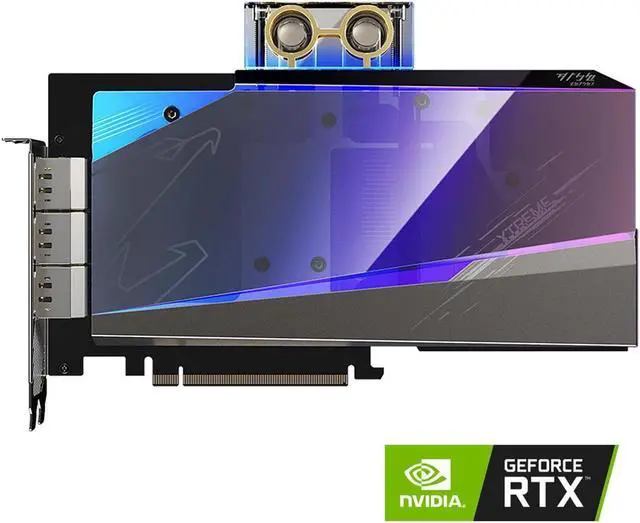 Alt view image 4 of 7 - GIGABYTE  GeForce RTX 3080Ti 12GB GDDR6X PCI-E 4.0 x 16 Video Card GV-N3080 Ti XTREME WATERFORCE WB