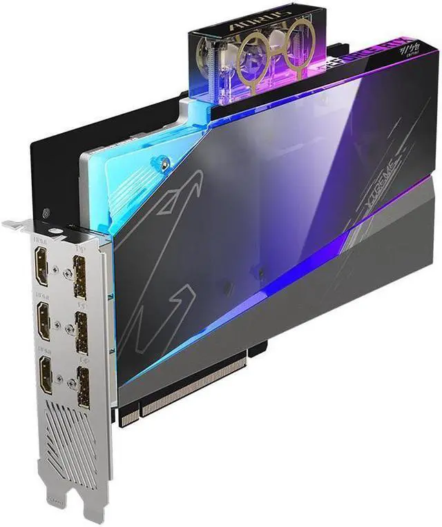 Alt view image 5 of 7 - GIGABYTE  GeForce RTX 3080Ti 12GB GDDR6X PCI-E 4.0 x 16 Video Card GV-N3080 Ti XTREME WATERFORCE WB