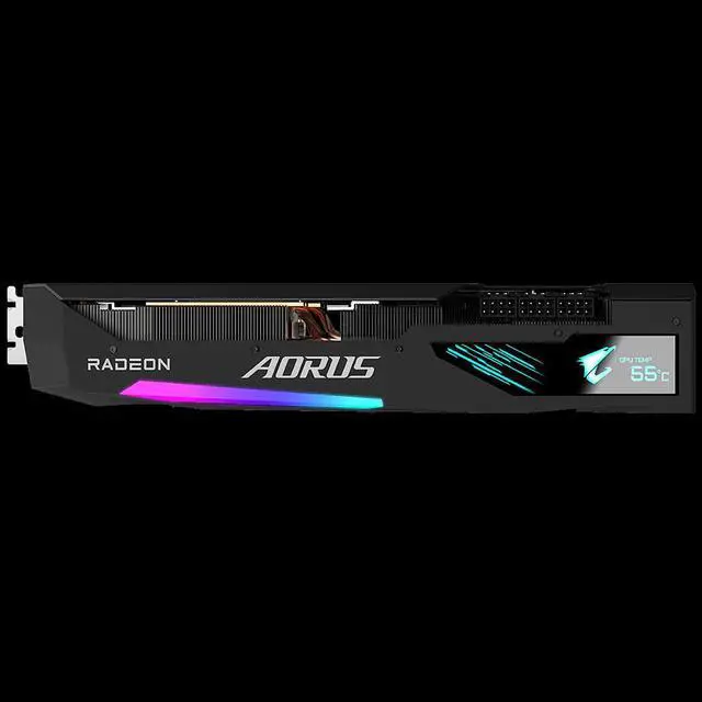 Alt view image 6 of 7 - GIGABYTE AORUS Radeon RX 6900 XT Master 16G Graphics Card, MAX-Covered Cooling, 16GB 256-bit GDDR6
