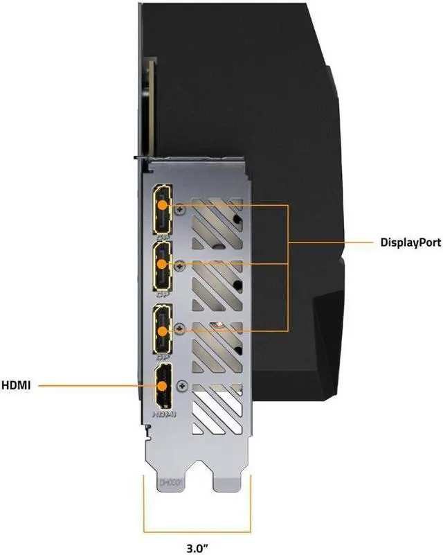 Alt view image 13 of 14 - GIGABYTE AORUS GeForce RTX 4090 MASTER 24GB GDDR6X PCI Express 4.0 x16 ATX Video Card GV-N4090AORUS M-24GD